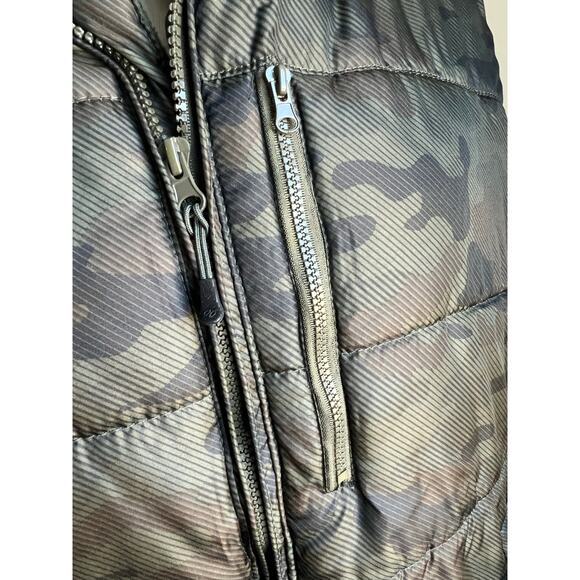NordicTrack Green Black Camo Quilted Puffer Full Zip Vest Jacket Size XXL - Picture 6 of 12